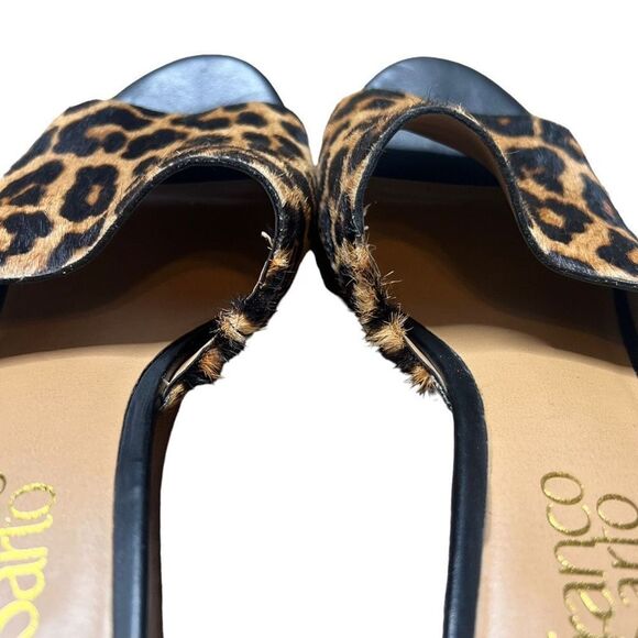 Franco Sarto Leopard Print Dyed Calf Fur
Wedge - 7.5 - Picture 10 of 15